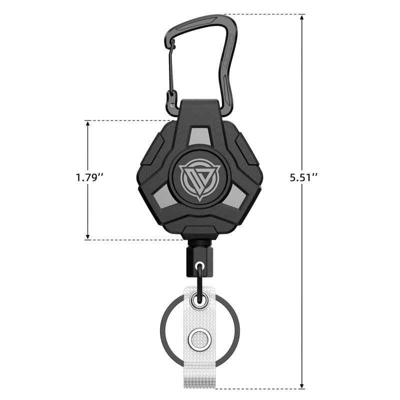 Heavy Duty Retractable Keychain