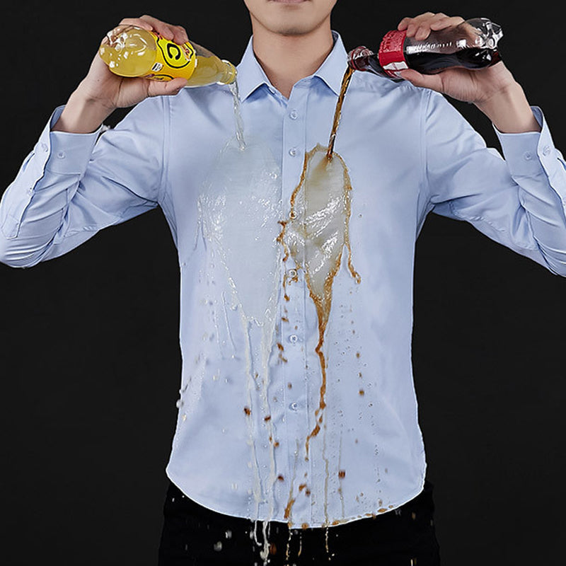 Wasserdichtes und schmutzabweisendes Business-Casual-Hemd für Herren