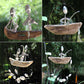 Handmade Fishing Man Spoon Wind Chime