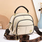 Classic Multifunctional Compartments Adjustable Wide Shoulder Strap Pu Leather Crossbody Bag