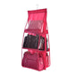 6-pocket foldable hanging handbag organizer