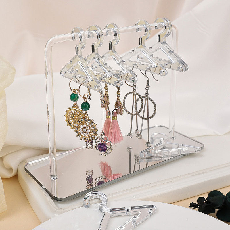 Acrylic Hanger Style Earring Storage Display Stand (8 Hooks)