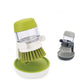 Liquid cleaning brushes with pressurization/Automatic adding liquid pot brush