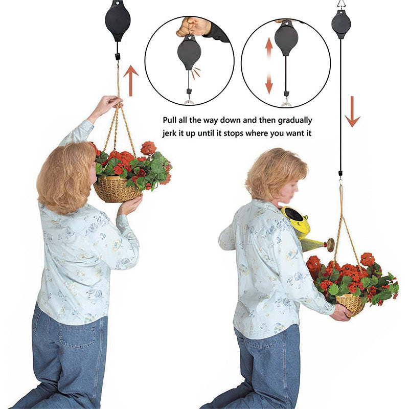 🌳Plant Pulley Set For Garden Baskets Pots, Birds Feeder