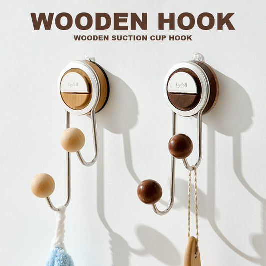 Wooden Suction Cup Hook