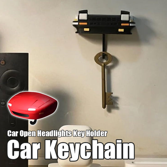 Car Open Headlights Key Holder 