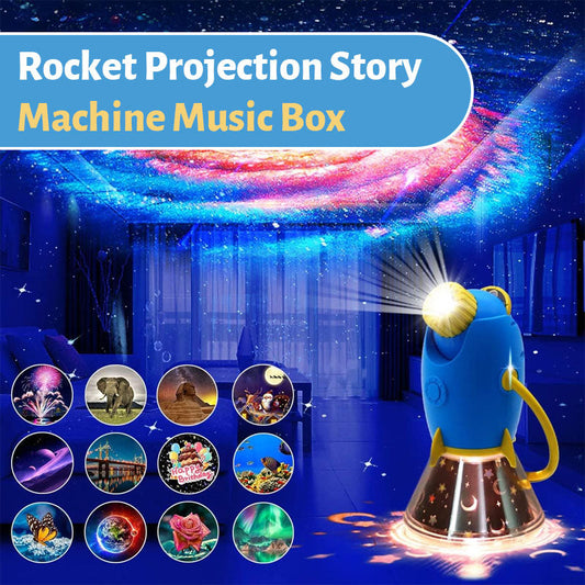 Rocket Projection Story Machine Music Box