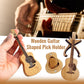 Wooden Guitar Shaped Pick Holder