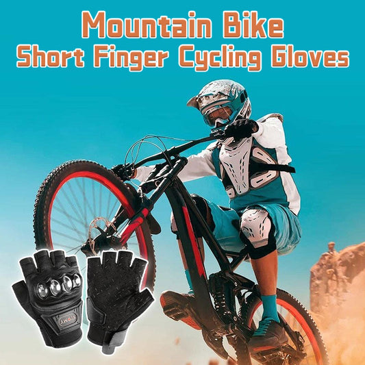 Guantes de ciclismo de montaña con dedos cortos 