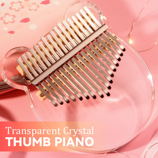 Transparent Crystal Thumb Piano