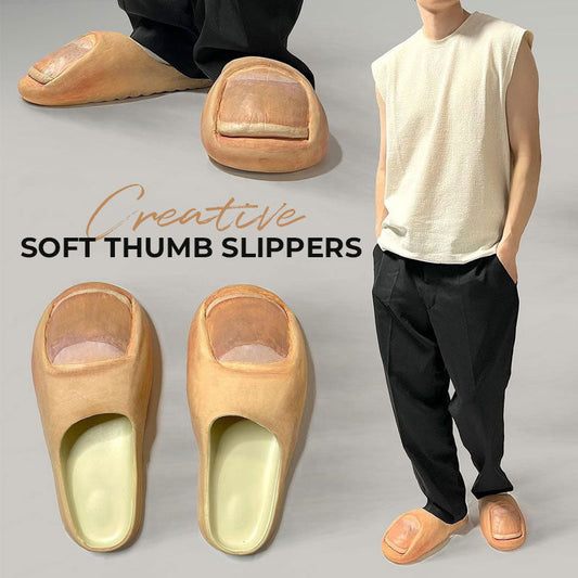 Creative Soft Thumb Slippers