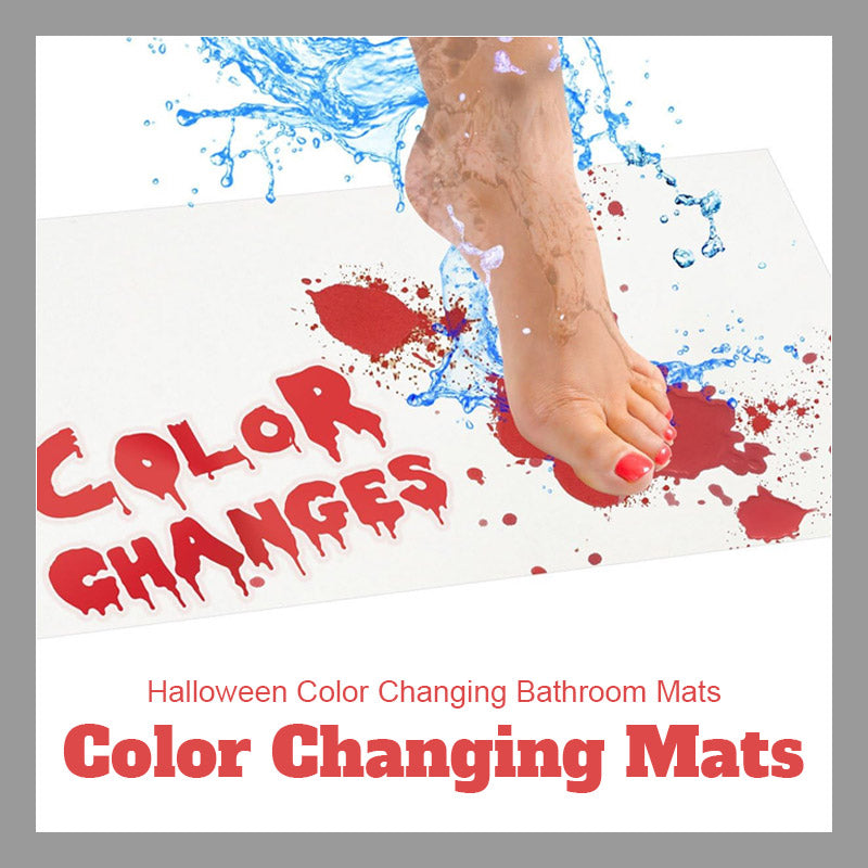 Halloween Color Changing Bathroom Mats