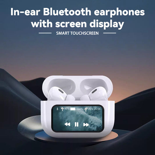 Auriculares intrauditivos Bluetooth con pantalla de visualización