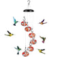 Charming Hummingbird Feeder With Wind Chime