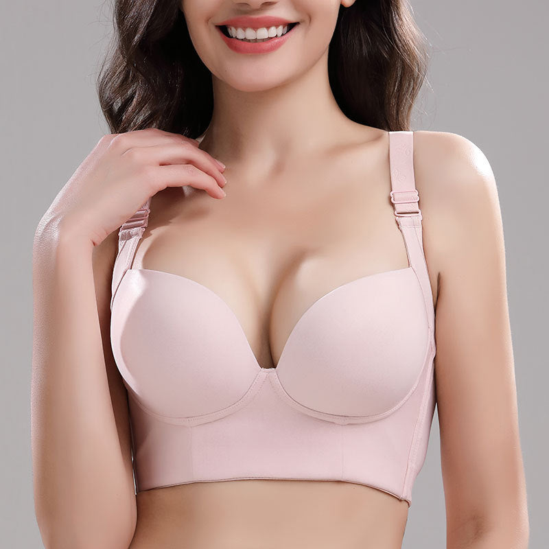 🔥Fashion Deep Cup Bra🔥Bra with shapewear incorporated (Size runs the same as regular bras)