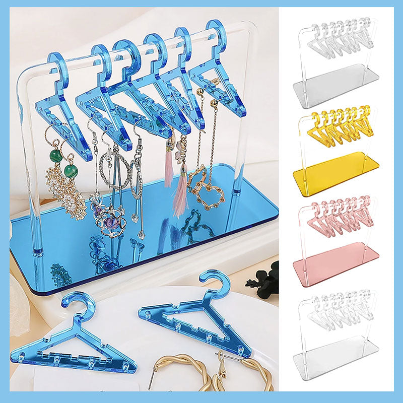 Acrylic Hanger Style Earring Storage Display Stand (8 Hooks)