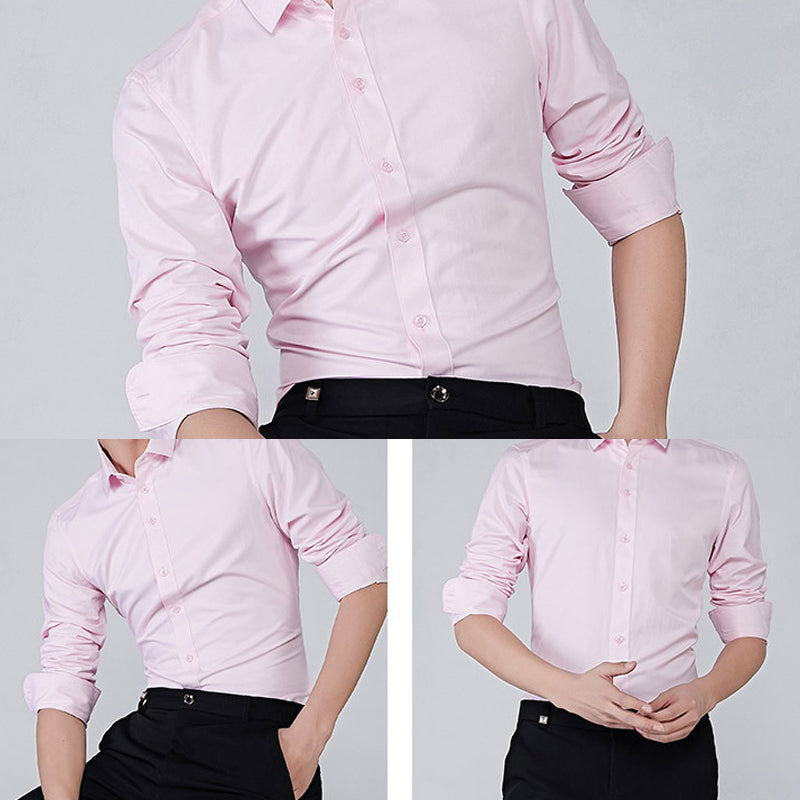 Men's Business Casual Waterproof And Stain Resistant Shirt