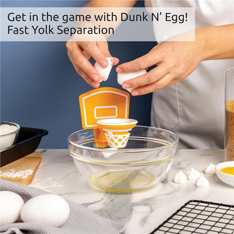 Kitchen Basketball Hoop Egg Yolk Separator