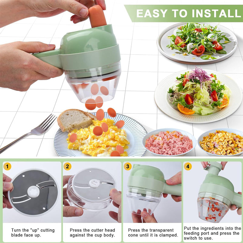 2024 New upgrade Electric Vegetable Cutter