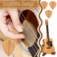 Wooden Guitar Shaped Pick Holder