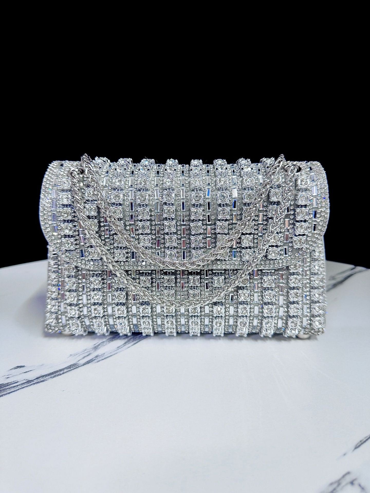 💥LAST DAY SALE 49% OFF-Women's Rhinestone Decorated Evening Bag