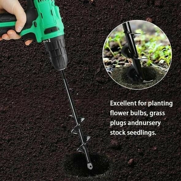 💥Easy Gardening Auger Spiral Drill Bit