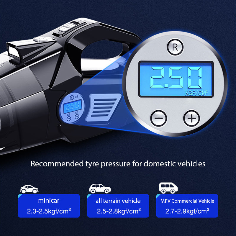 4-in-1 Handheld Car Vacuum Cleaner