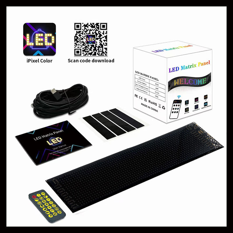 LED Flexible IP65 Waterproof Display Screen