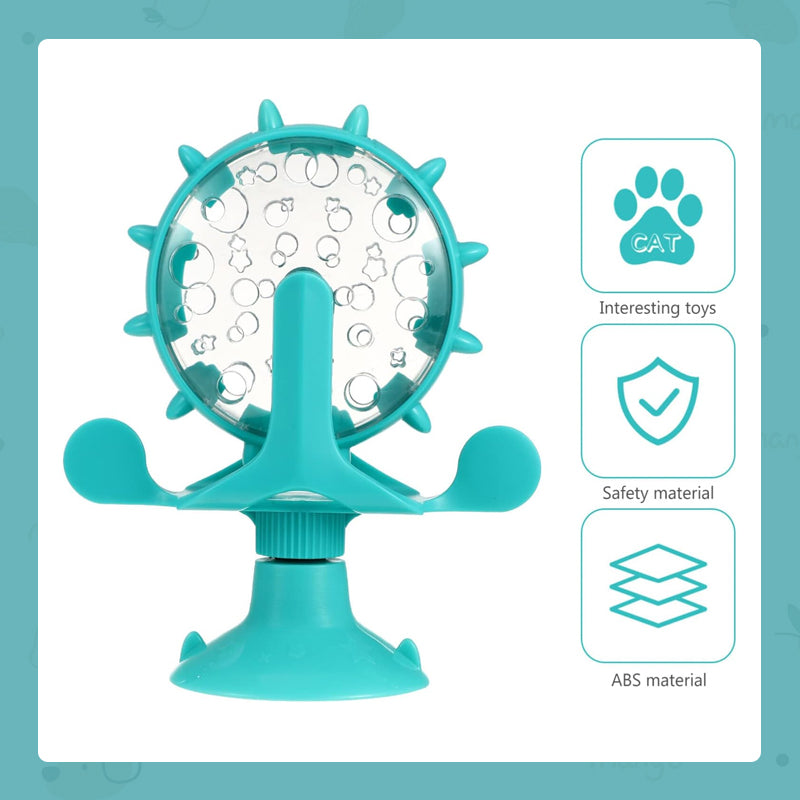 Spinning Windmill Pet Feeding Toy