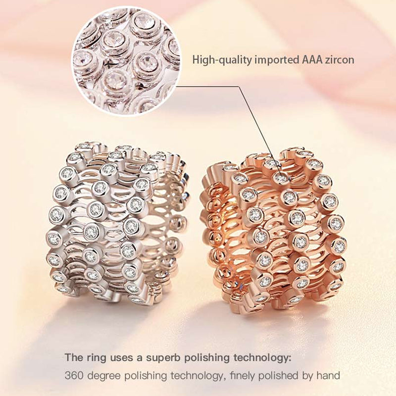 2 in 1 Adjustable Magnetic Therapy Transforming Bracelet Ring