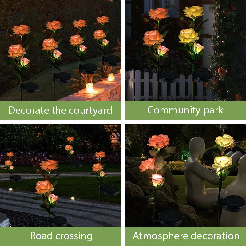 Solar-powered Ground-planted Imitation Flowers