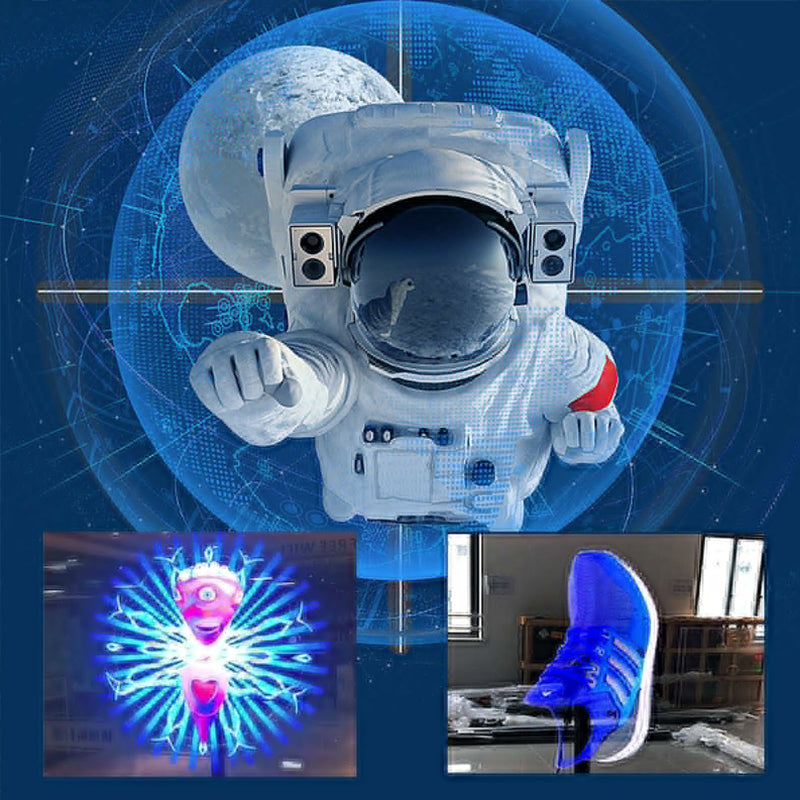 3D Holographic Projection Fan Light