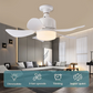 Bedroom LED Ceiling Fan Light