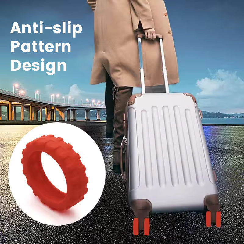 Reusable Anti-wear Luggage Wheels Protector Cover Set (8PCS)