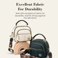 Classic Multifunctional Compartments Adjustable Wide Shoulder Strap Pu Leather Crossbody Bag