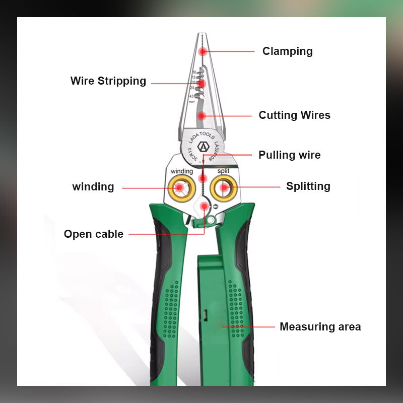 8-in-1 Wire Stripper (with Electrical Testing)