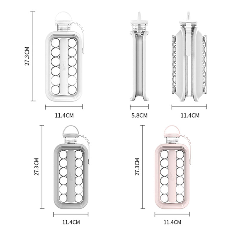 Molde para hacer bolas de hielo portátil 2 en 1 