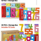 Wooden Educational Number Blocks for Kids