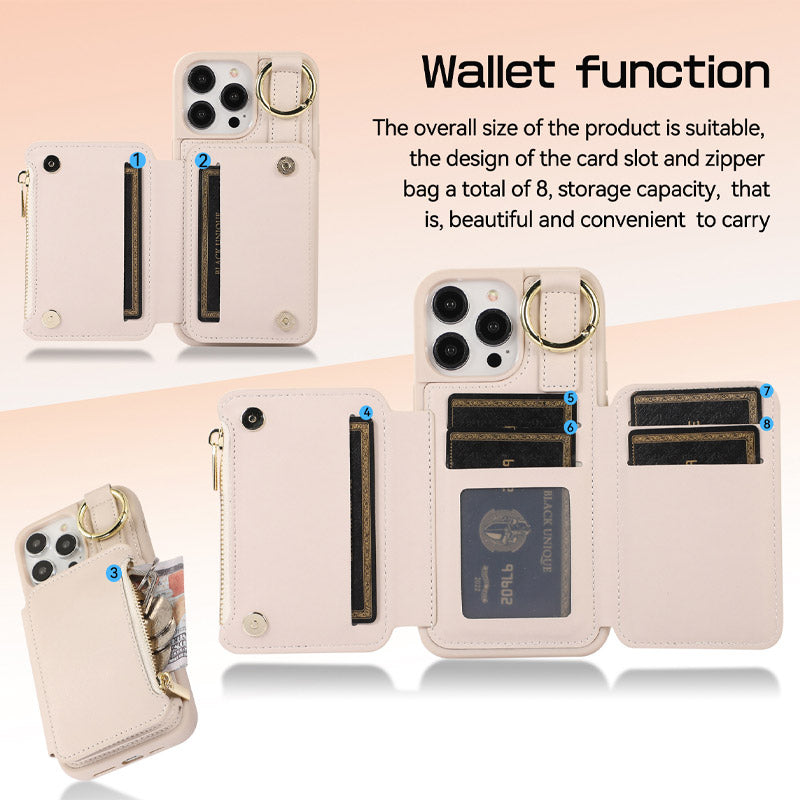 Multi-card Slot Mobile Phone Leather case