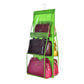 6-pocket foldable hanging handbag organizer