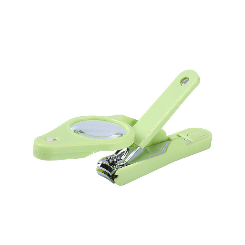 LED Light Magnifying Glass Nail Scissors