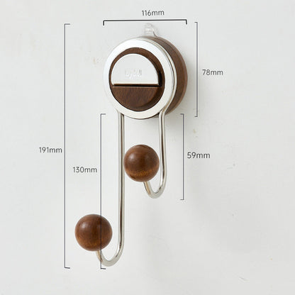 Wooden Suction Cup Hook