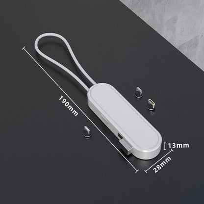 Three-in-One Magnetic Absorption Data Cable