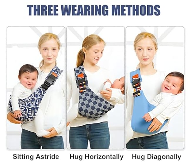 2024 New Baby Sling Carrier Newborn to Toddler