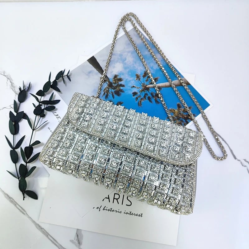 💥LAST DAY SALE 49% OFF-Women's Rhinestone Decorated Evening Bag