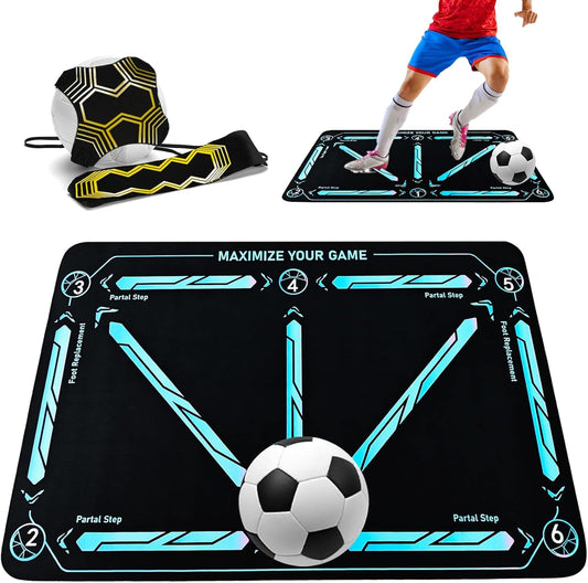 Soccer Train Mat for All Levels Non-Slip Silent