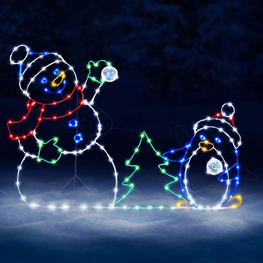 The Playful Animated Snowball Light