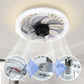 2-in-1 Quiet Adjustable Fan Light with Remote Control for Bedroom