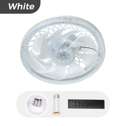 2-in-1 Quiet Adjustable Fan Light with Remote Control for Bedroom